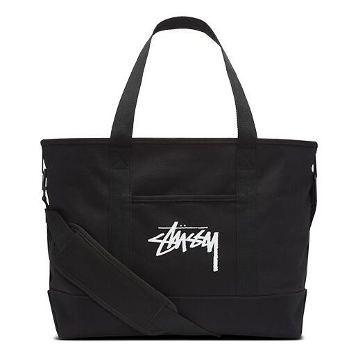 

Сумка x stussy tote bag 'black white' Nike, черный