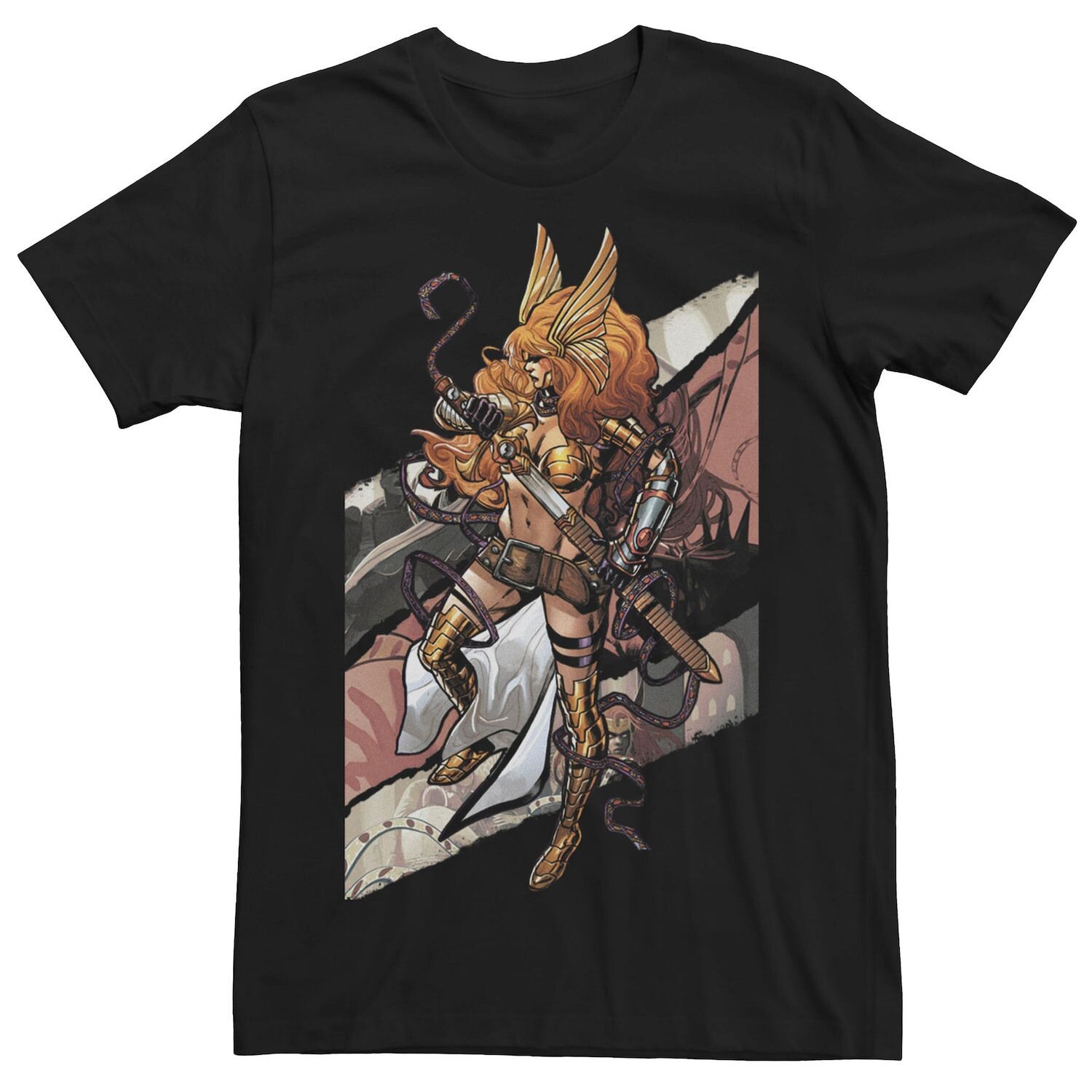 

Мужская футболка со шлемом Marvel Angela Guardians of the Galaxy Licensed Character