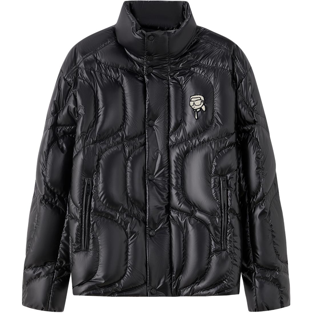 

Мужская ветрозащитная термокуртка KARL LAGERFELD для занятий спортом на открытом воздухе, модель FW25 Karl Lagerfeld / Karl Lagerfeld Jeans, черный