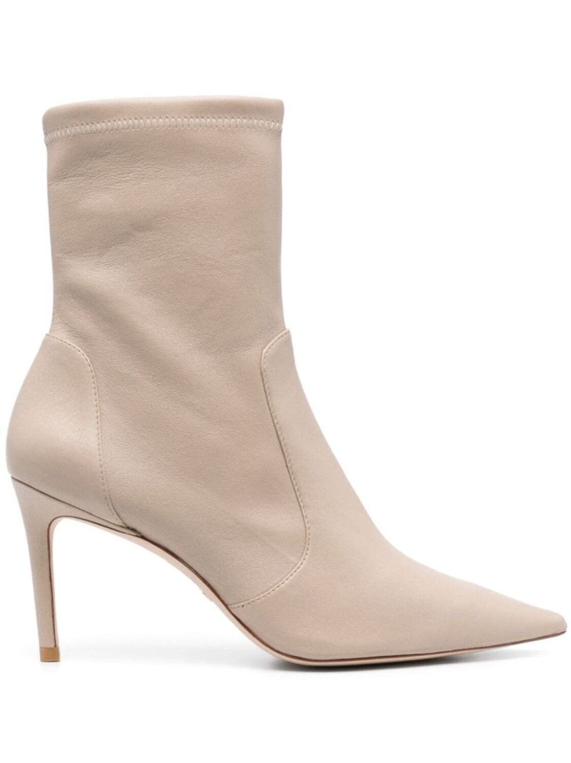 

Stuart Weitzman ботильоны-носки с заостренным носком, нейтральный цвет