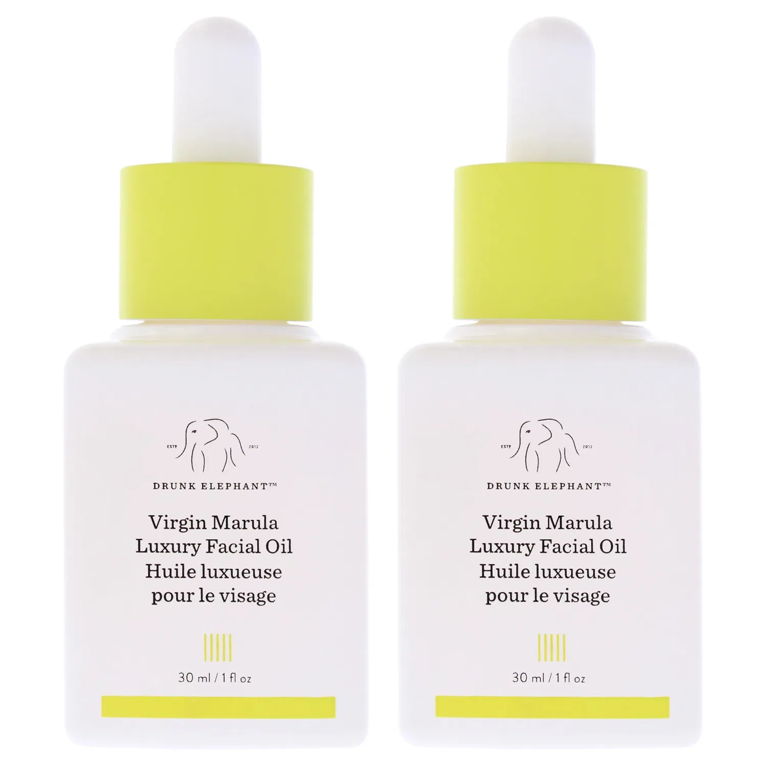 Роскошное масло для лица Virgin Marula от Drunk Elephant для женщин - 28 г - упаковка из 2 штук, Clear — фото 2