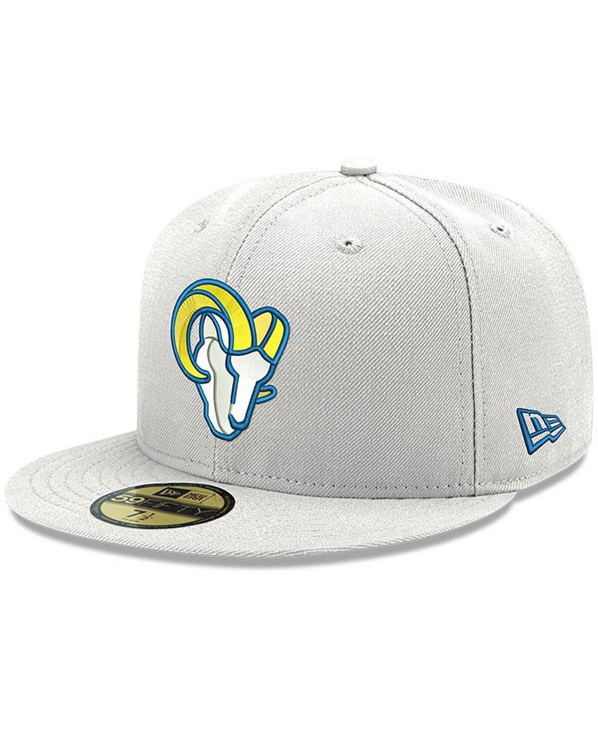 

Мужская белая приталенная кепка Los Angeles Rams Omaha Ram Head 59FIFTY New Era