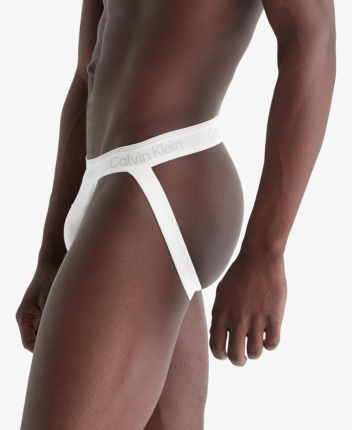 Набор из 2 спортивных трусов Calvin Klein Men's Athletic Active - эксклюзивно на Amazon, White, Athletic Grey Heather — фото 2