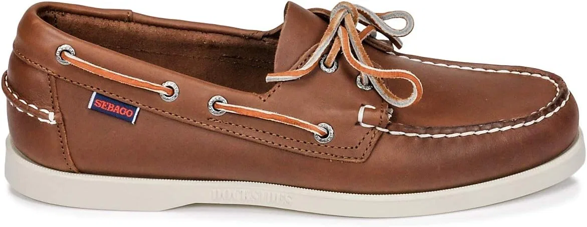 Лоферы Sebago 7000H00-901, натуральная кожа, темно-коричневые, мужские — фото 3