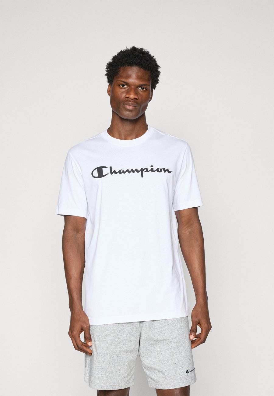 

Футболка Champion BASCIS CREWNECK LARGE LOGO, White, Белый, Футболка Champion BASCIS CREWNECK LARGE LOGO, White