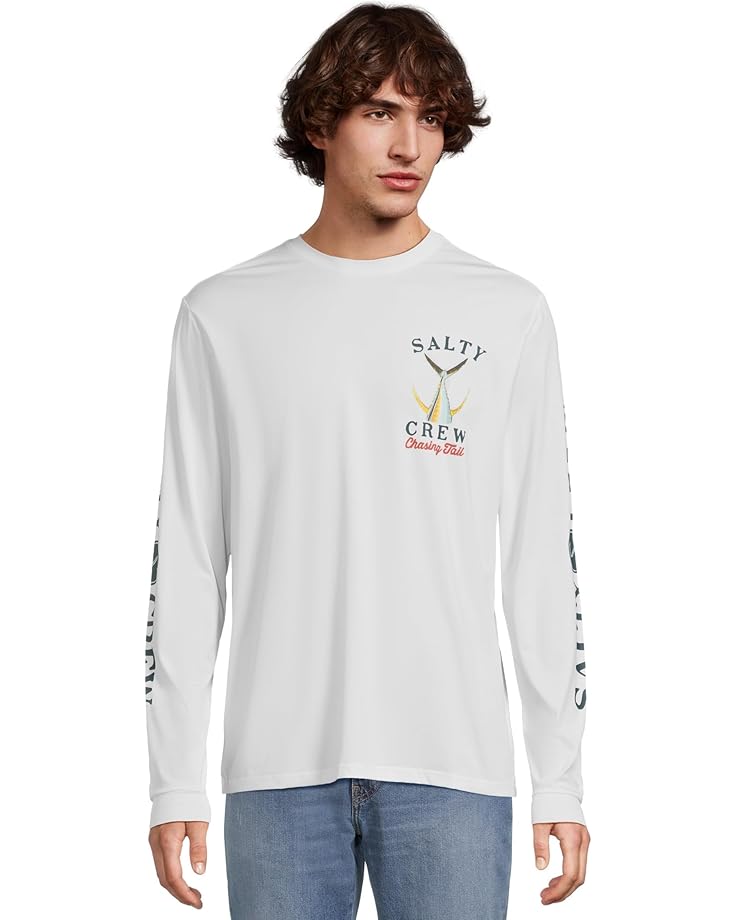 

Мужская соленая футболка с длинным рукавом Salty Crew Tailed, White 1, Белый, Мужская соленая футболка с длинным рукавом Salty Crew Tailed, White 1