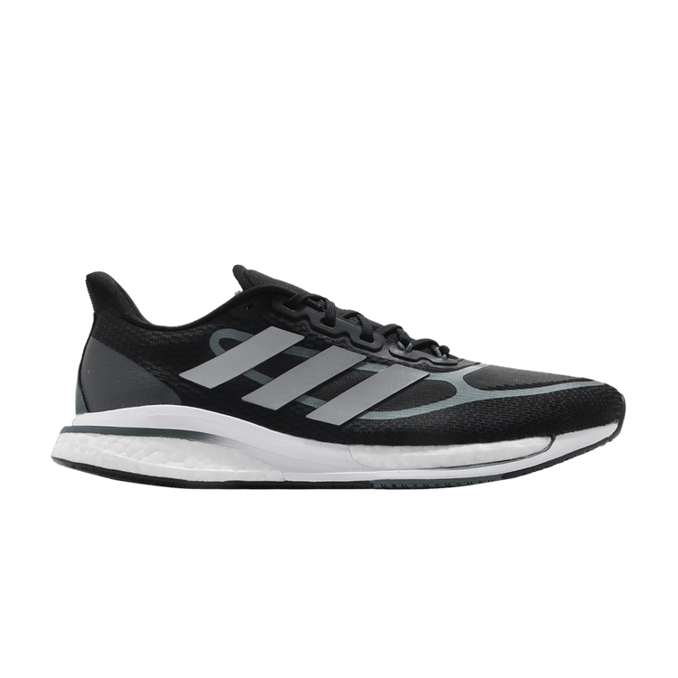 

Кроссовки adidas Supernova+ 'Black Silver Metallic', черный