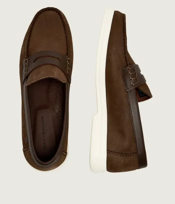 Лоферы Hilfiger Skin Loafer Mix Tommy Hilfiger, коричневый — фото 4