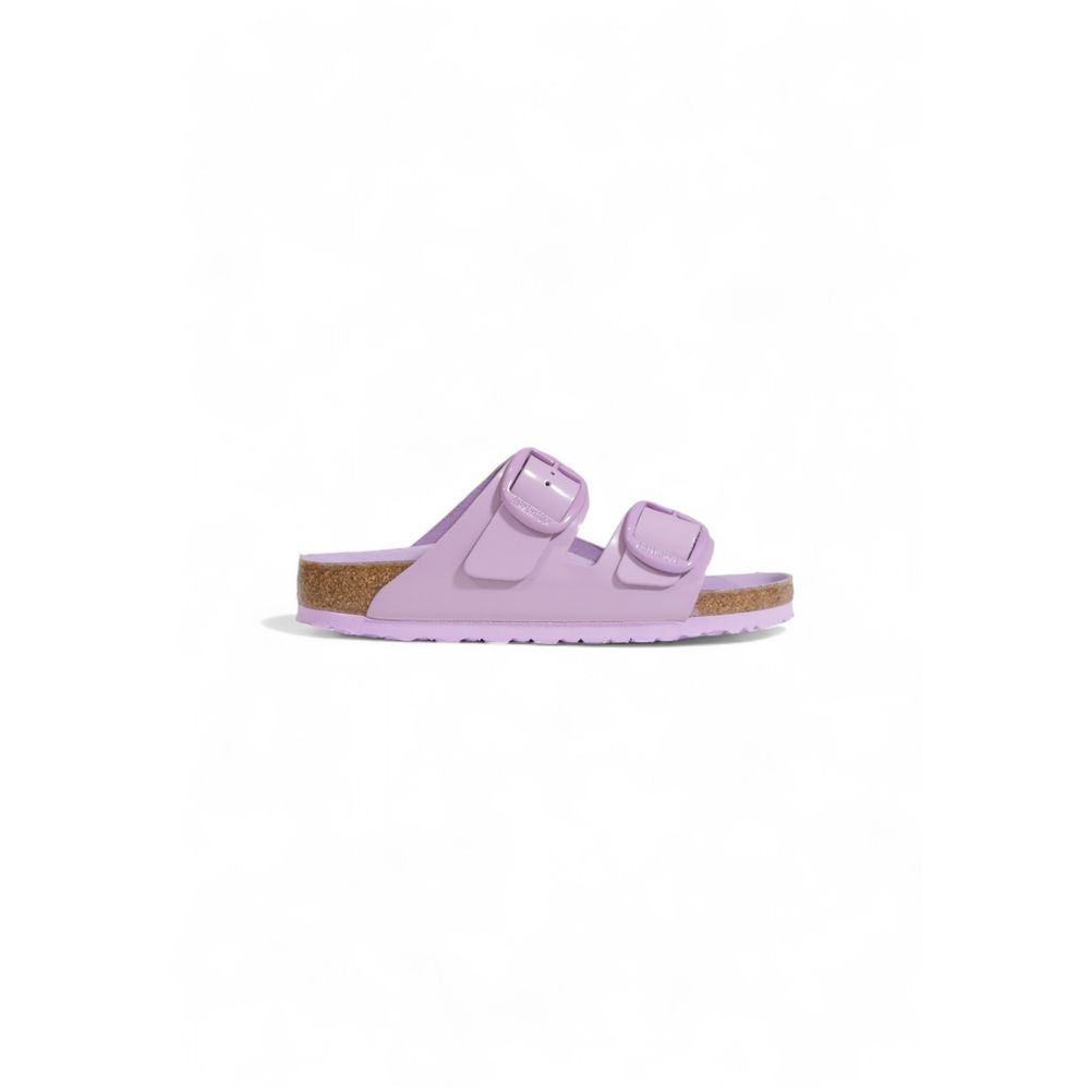 Сандалии из фиолетовой кожи Vegana Birkenstock