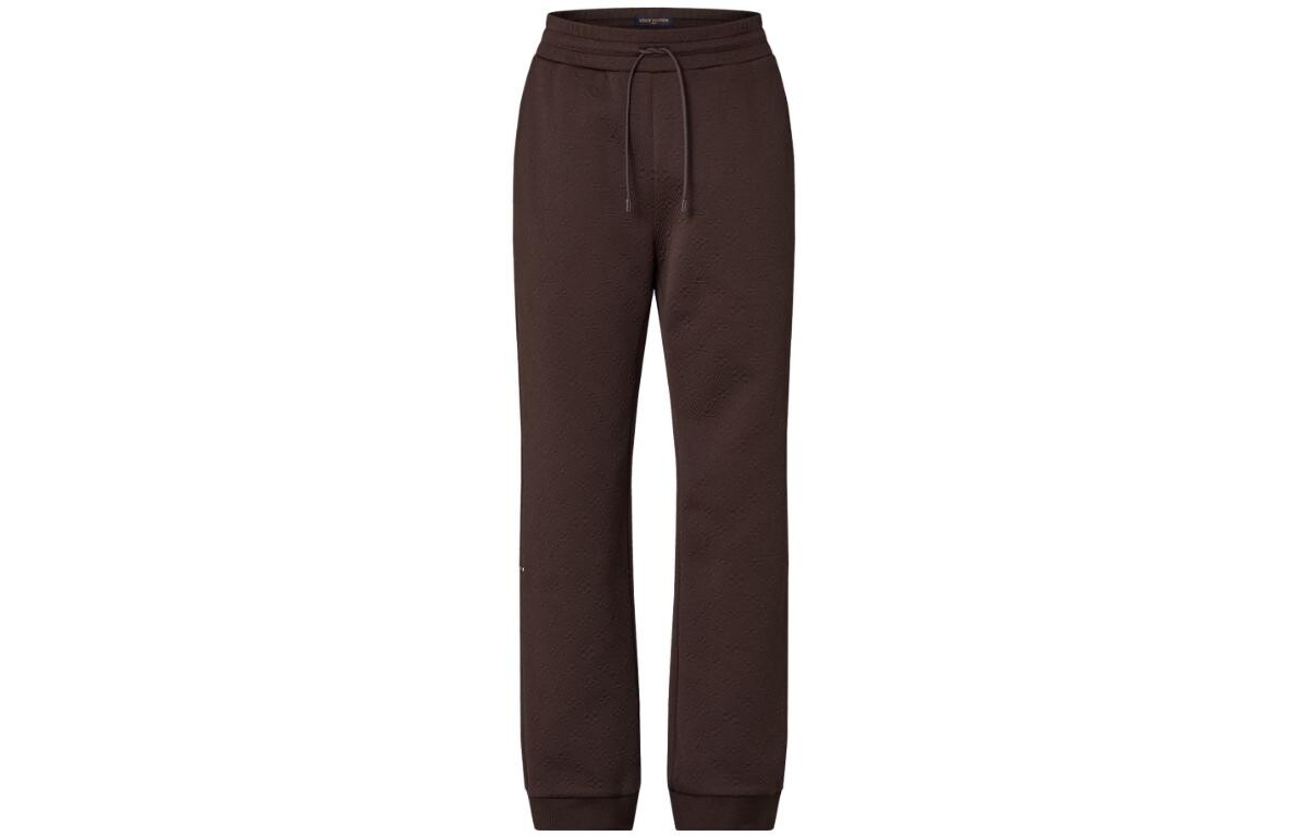 

LOUIS VUITTON Мужские трикотажные спортивные штаны, цвет Brown