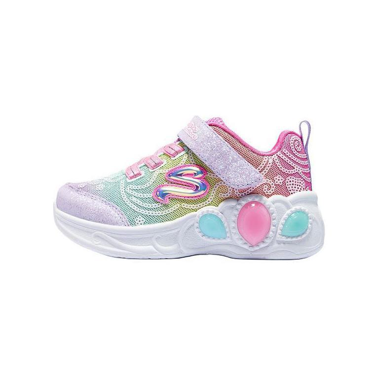 

Skechers Легкие, износостойкие, амортизирующие, низкие кроссовки для малышей, фиолетово-розовые, для младенцев и малышей