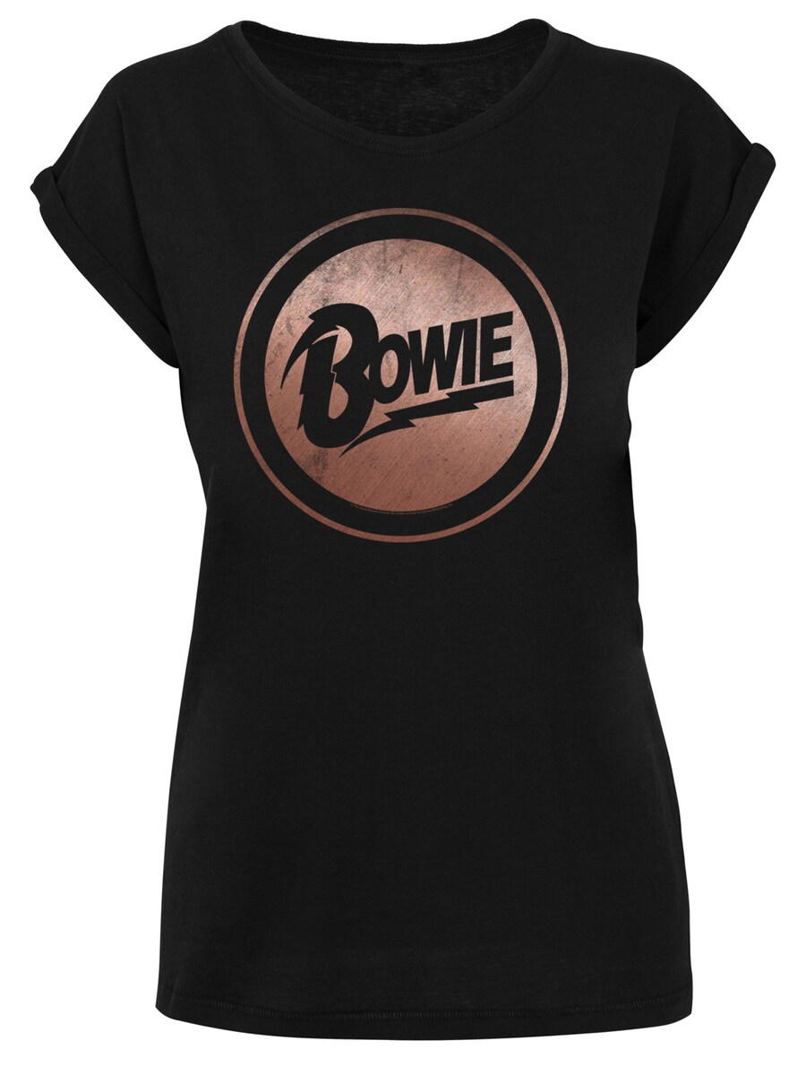 

Рубашка F4NT4STIC David Bowie Rose Gold Circle, черный