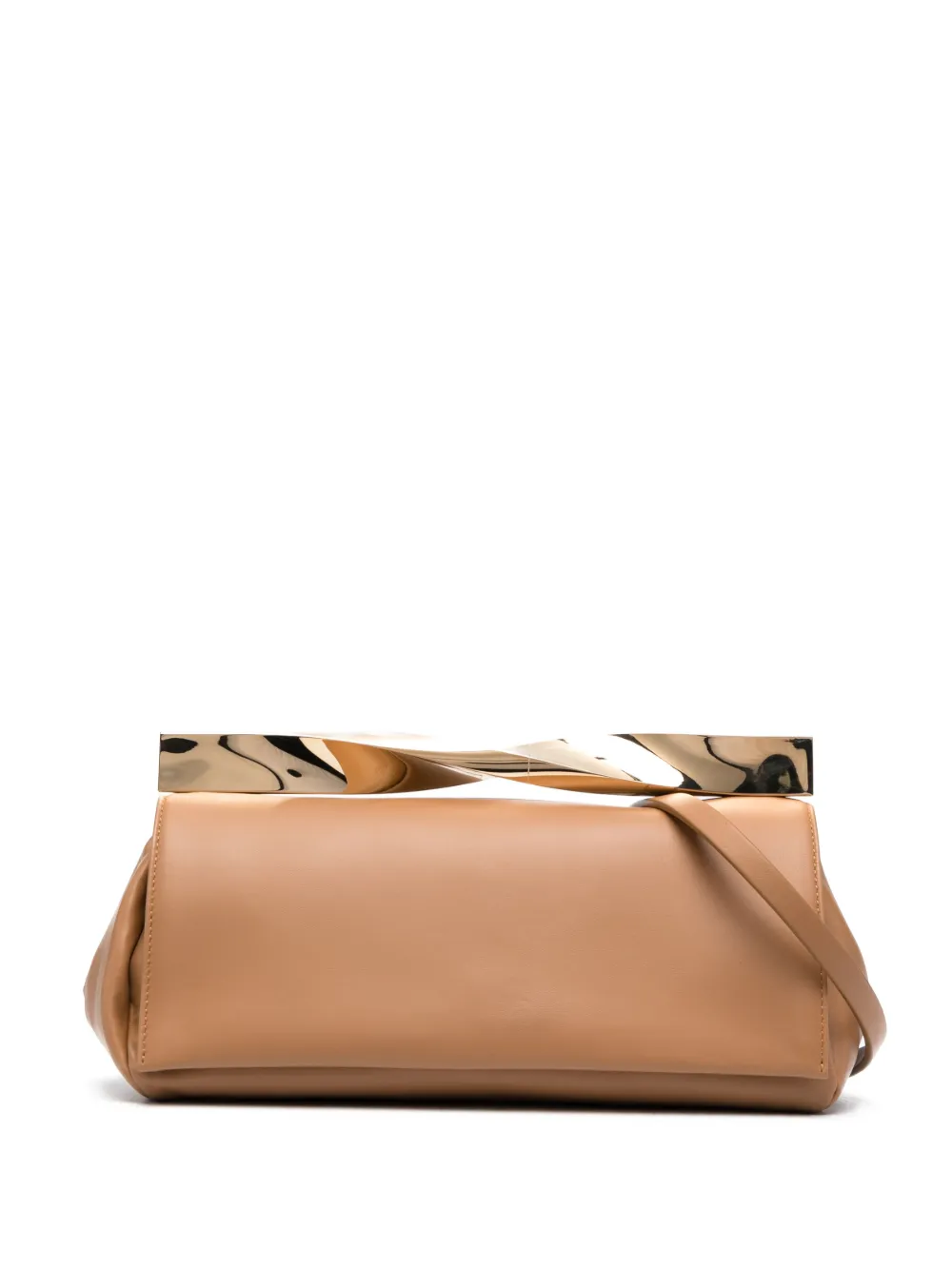 

Клатч Twist Aquazzura, коричневый