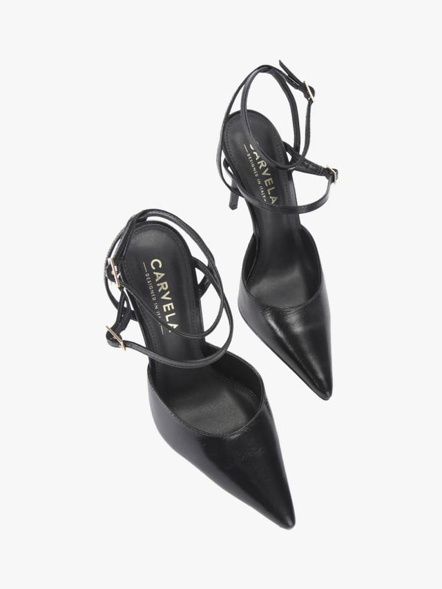 Элегантные туфли-лодочки Eterno с кожаными ремешками Carvela, Black — фото 2