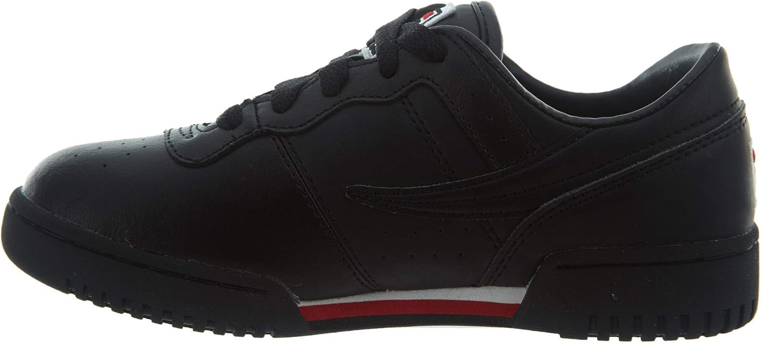 Кроссовки Fila Boys Fila Original Fitness для детей постарше, черный/белый/красный — фото 3