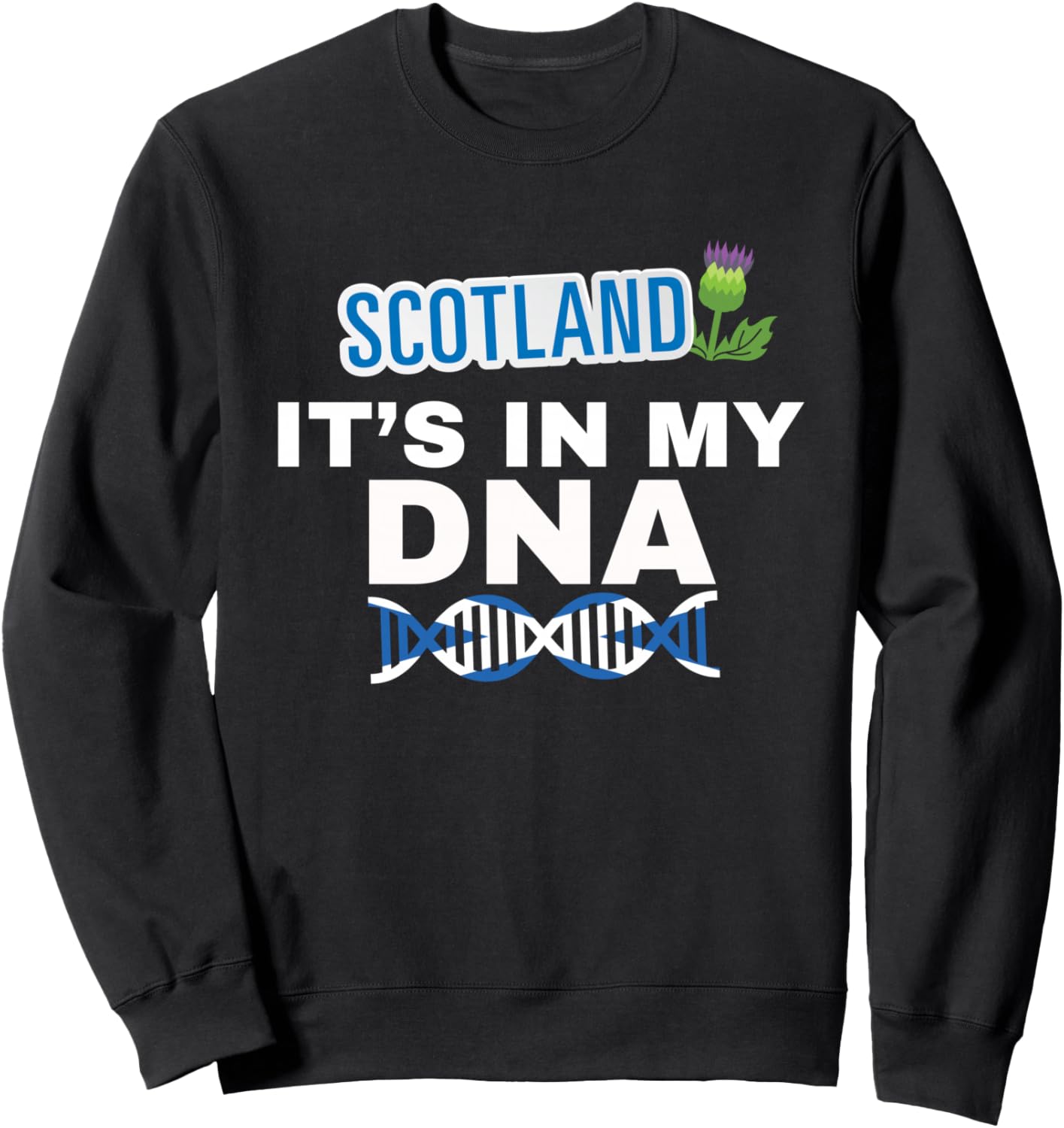 

Шотландия - это у меня в ДНК. Толстовка с изображением шотландского наследия Scottish Heritage Apparel, черный