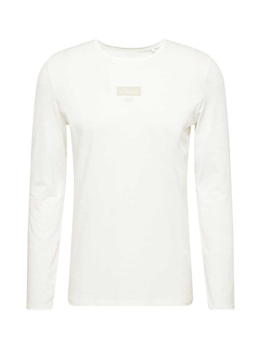 

Лонгслив s.Oliver Shirt, белый