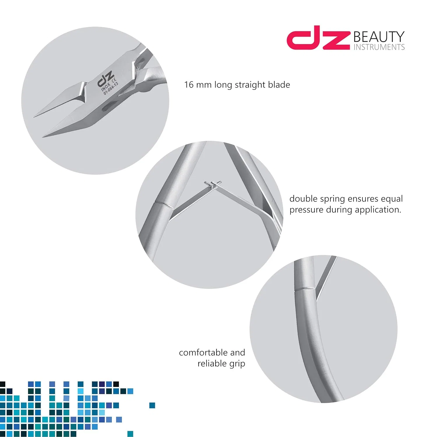 Остроконечные щипцы для вросших ногтей от DZ Corner Pliers ‎Dz Beauty Instruments — фото 3