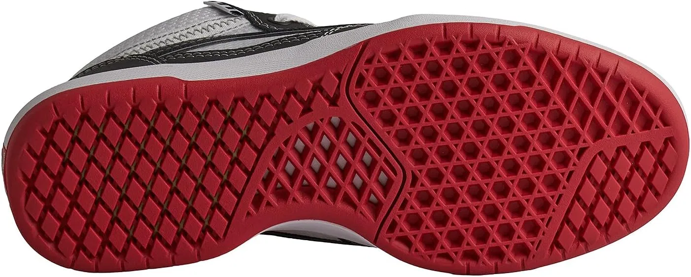 Кроссовки VANS Skate ZAHBA MID 2024, черно-бело-красные — фото 3