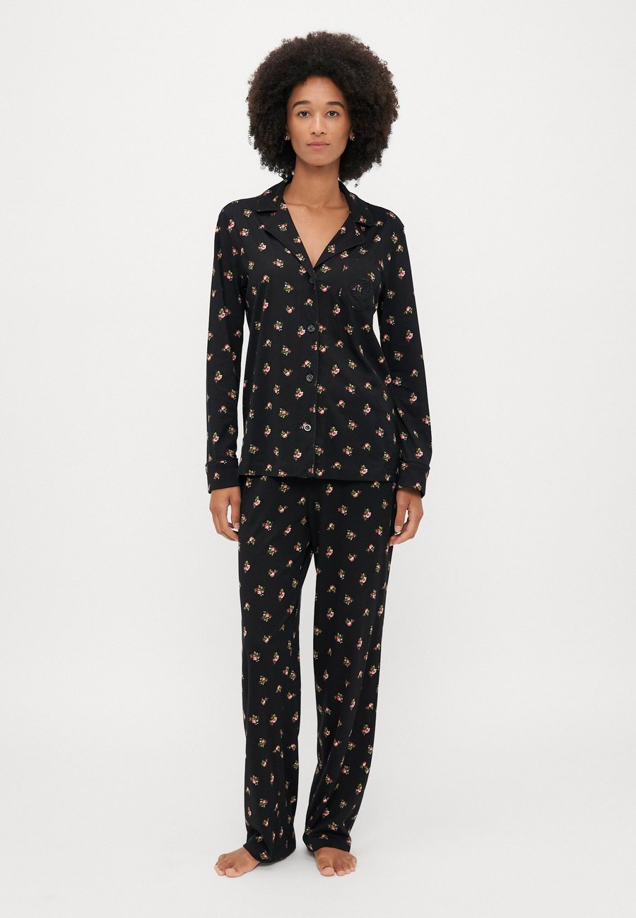

Пижамный комплект Lauren Ralph Lauren NOTCH COLLAR PAJAMA, Black