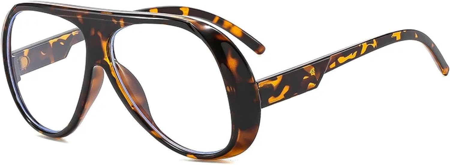 

Модные солнцезащитные очки-моноблоки для женщин и мужчин, роскошные, в крупной оправе, панк, для активного отдыха, велоспорта, спорта, солнцезащитные очки UV400 generic, Leopard Clear