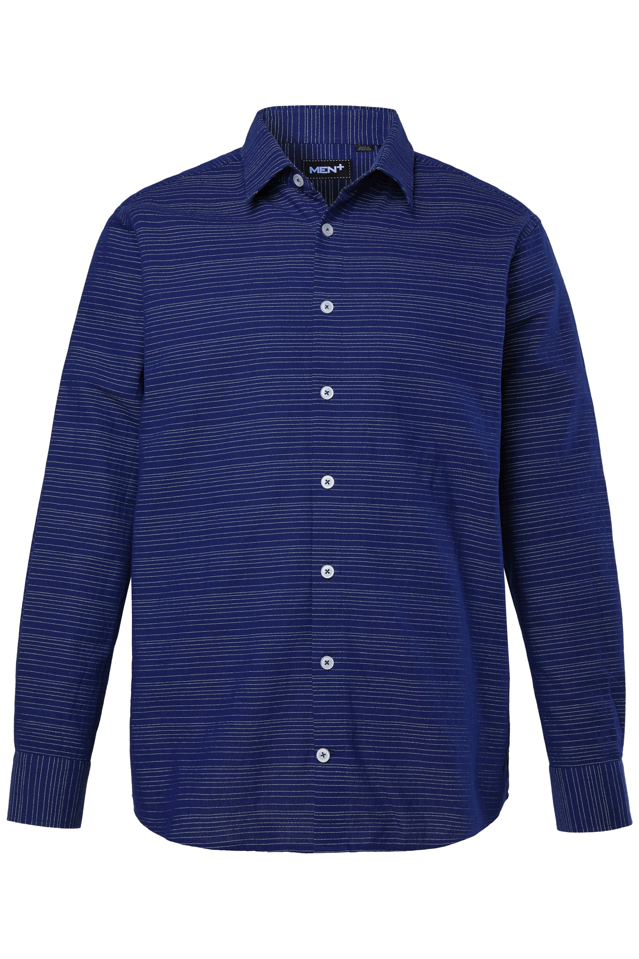 

Men Plus Рубашка на пуговицах комфортного кроя в цвете Night Blue