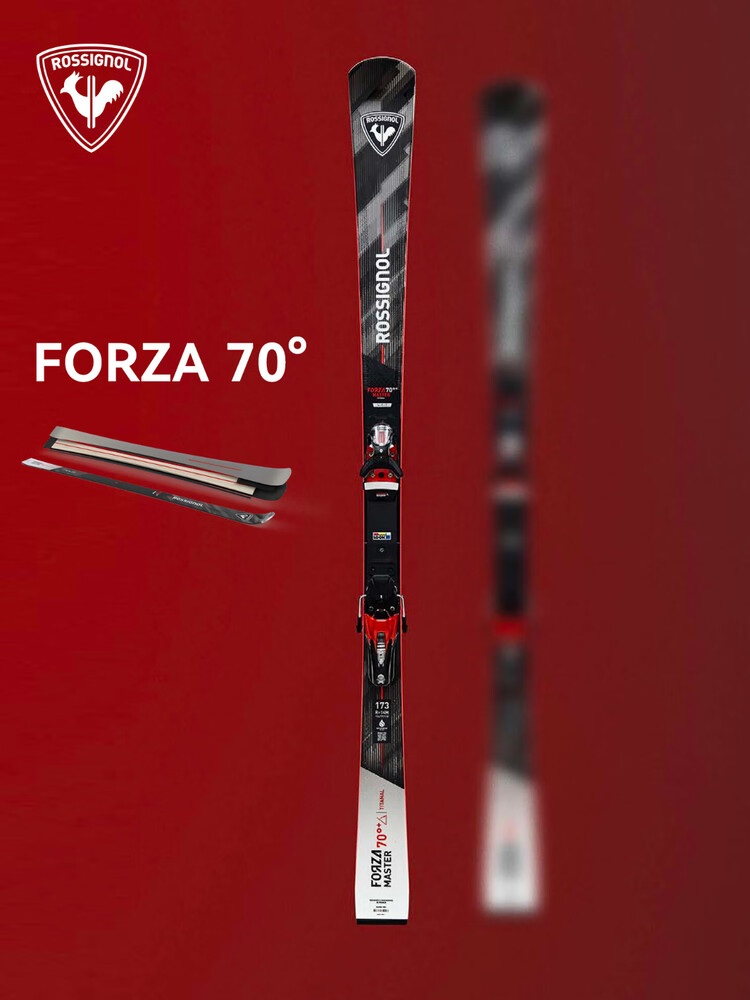 

Rossignol Мужские и женские профессиональные лыжи Advanced, серия FORZA, поворотная доска Snow Slope Small, FORZA 40, рост 164 см (175-180 см)