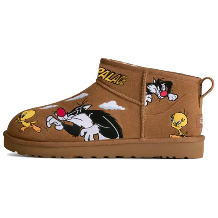 

UGG Снежные ботинки PALACE X Looney Tunes x Tasman, унисекс, коричневый