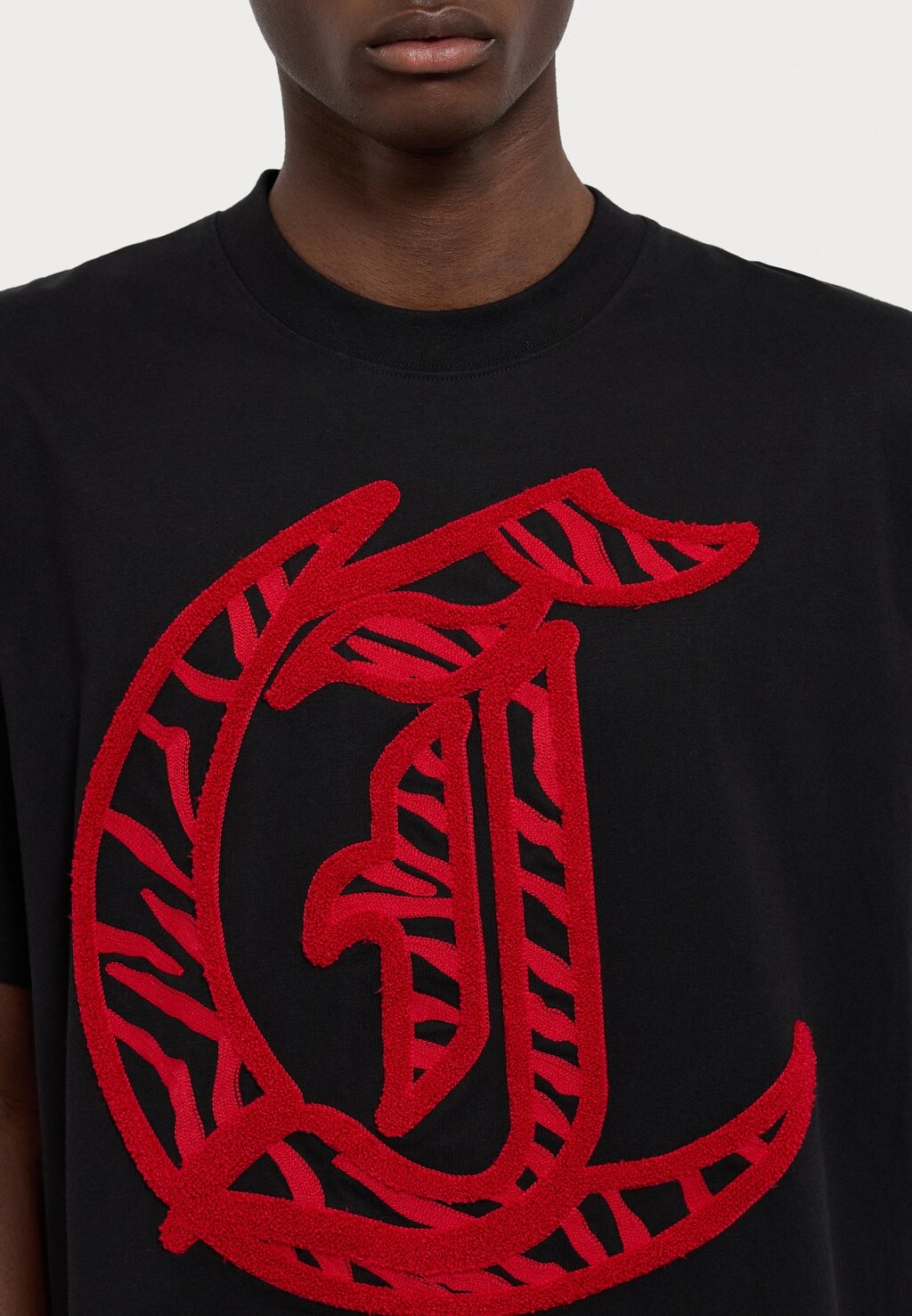 

Футболка с принтом LOGO Just Cavalli, черный