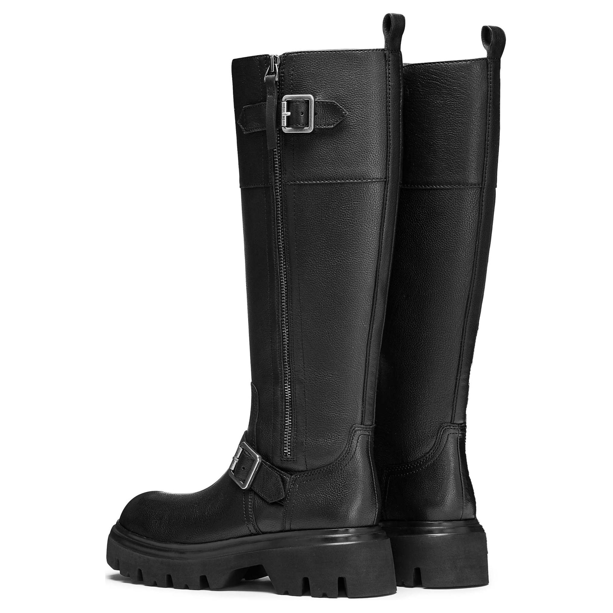Staccato Ботинки Wanderer до колена женские винтажные черные, цвет Vintage Black — фото 3