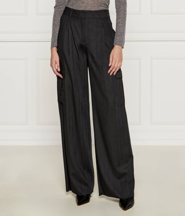 

Шерстяные брюки assunta Flare fit Marella, черный