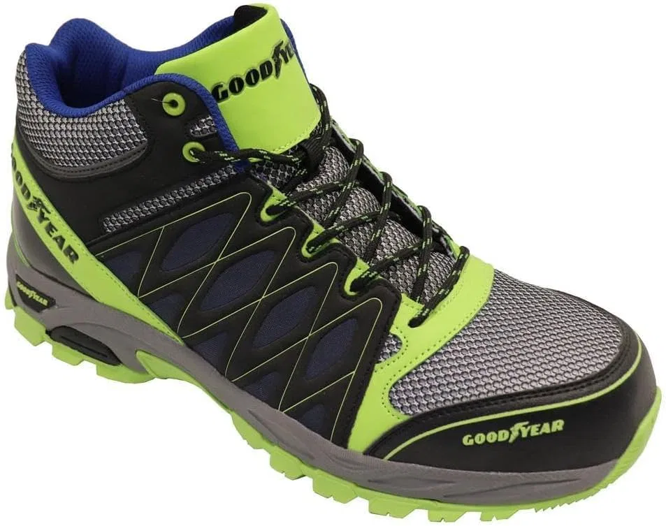 Мужские защитные ботинки Goodyear S1p Sra, желто-синие, размер 43 EU