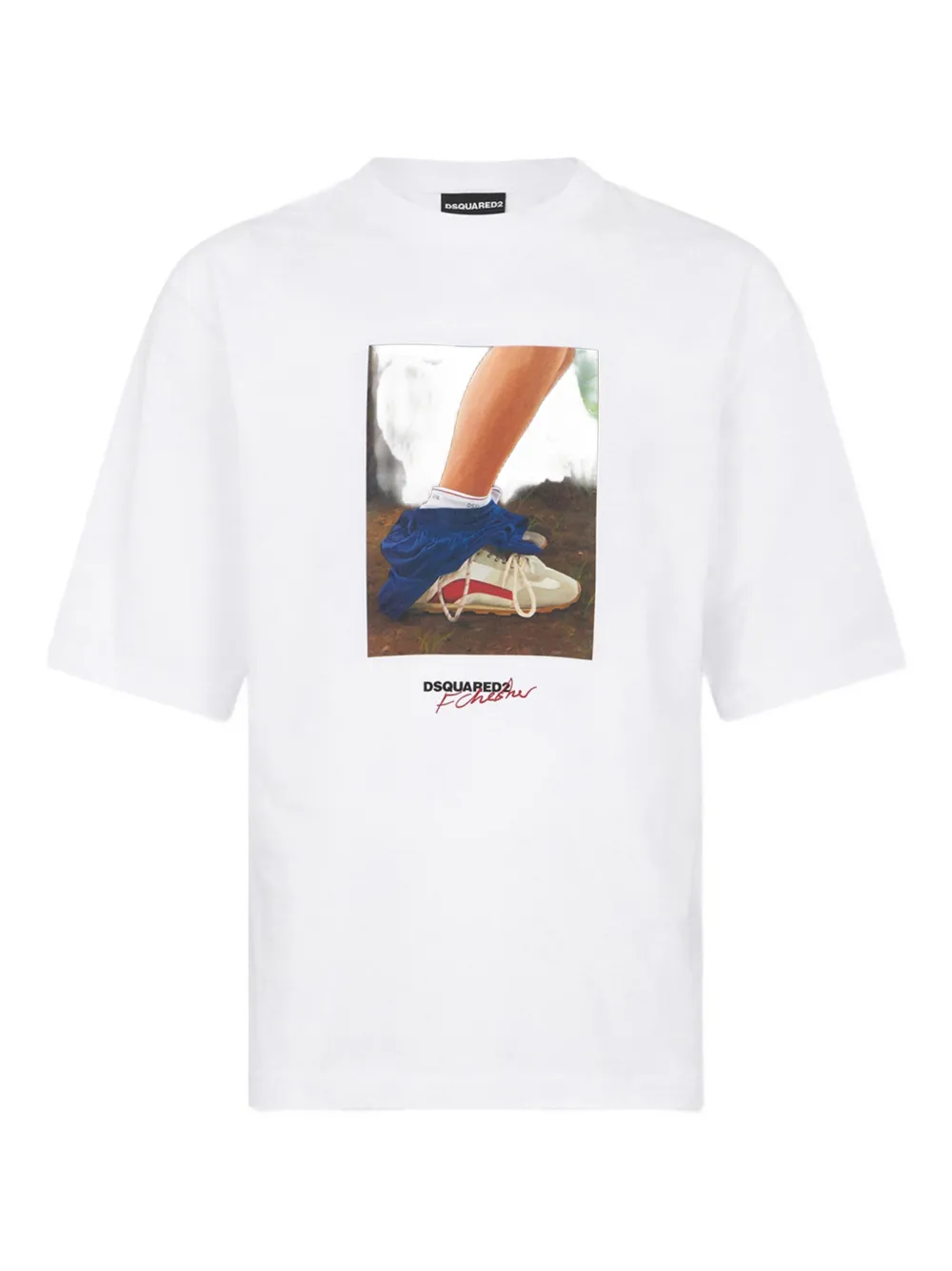 

Футболка felix chesher DSQUARED2, белый
