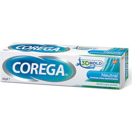 

3D Hold Neutral Adhesive Cream 40 г - сильная фиксация для зубных протезов Corega