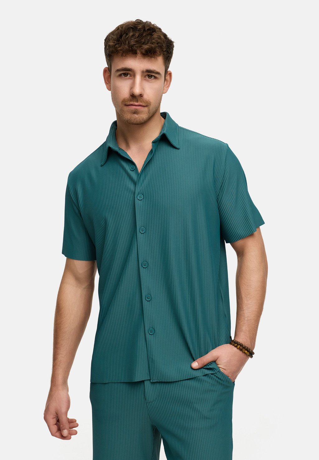 

Рубашка KURZARM INLAMGO INDICODE JEANS, цвет Deep Sea