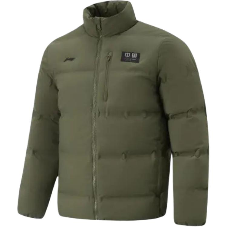 

LINING Фитнес-куртка пуховая мужская, Army Canvas Green