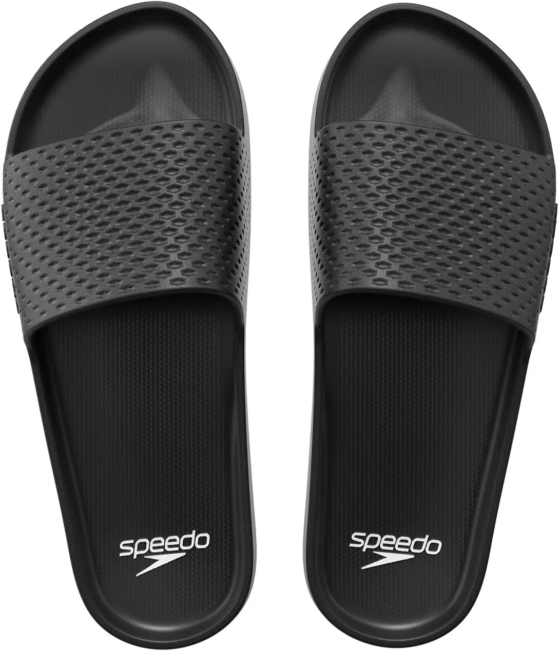 Мужские мюли Speedo Essential | Больше для бассейна | Быстросохнущие, черный