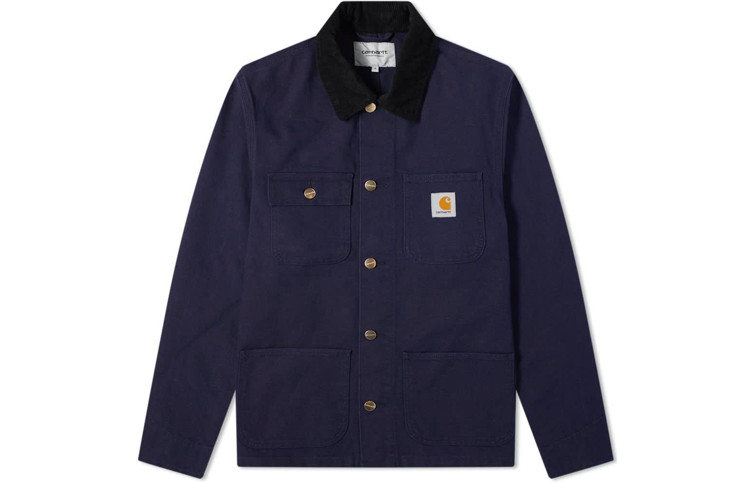 

Carhartt WIP Куртка Мичиган мужская синяя, Navy Blue