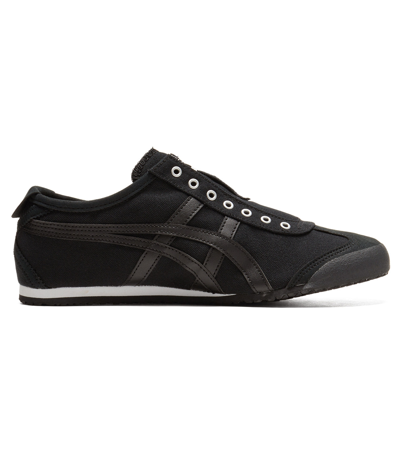 Слипоны Onitsuka Tiger Mexico 66, цвет «черный» — фото 2