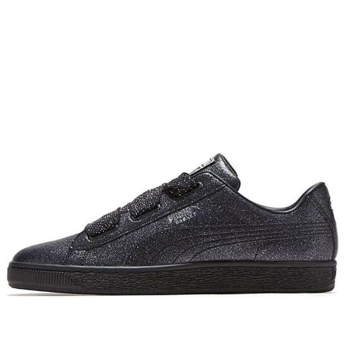 

Кеды PUMA BASKET HEART HOLIDAY GLAMOUR JR 'Black', черный