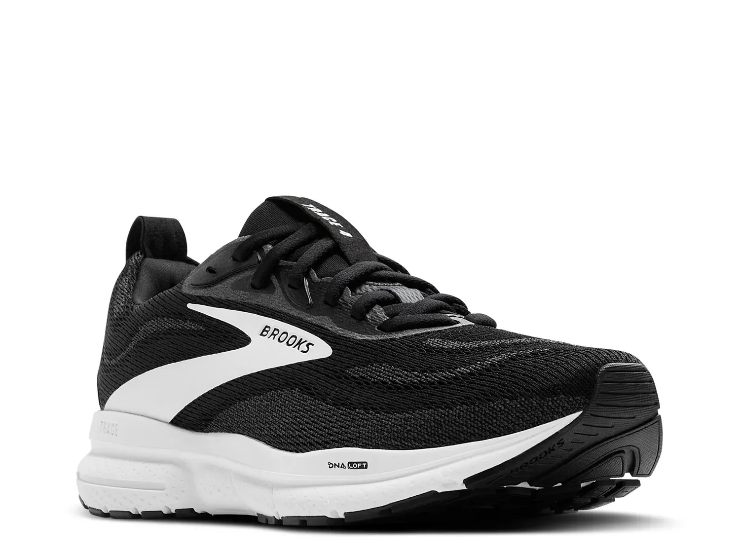 

Кроссовки для бега Brooks Trace 4 — мужские, черно-белые