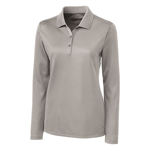 

Техническая поло с длинным рукавом Ice pique Clique, Silver, Серебристый, Техническая поло с длинным рукавом Ice pique Clique, Silver