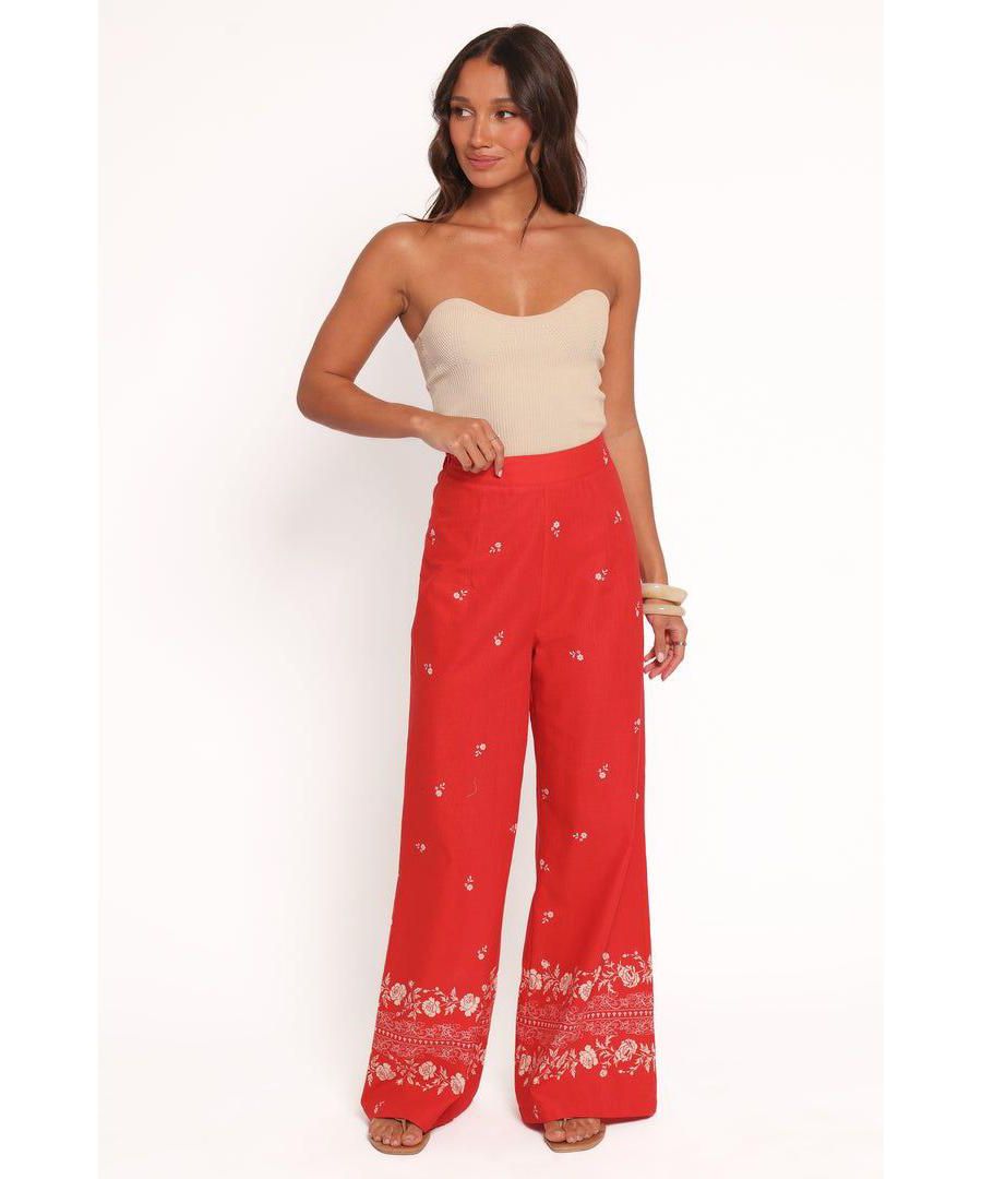 

Женские брюки Илара Petal and Pup, Red floral