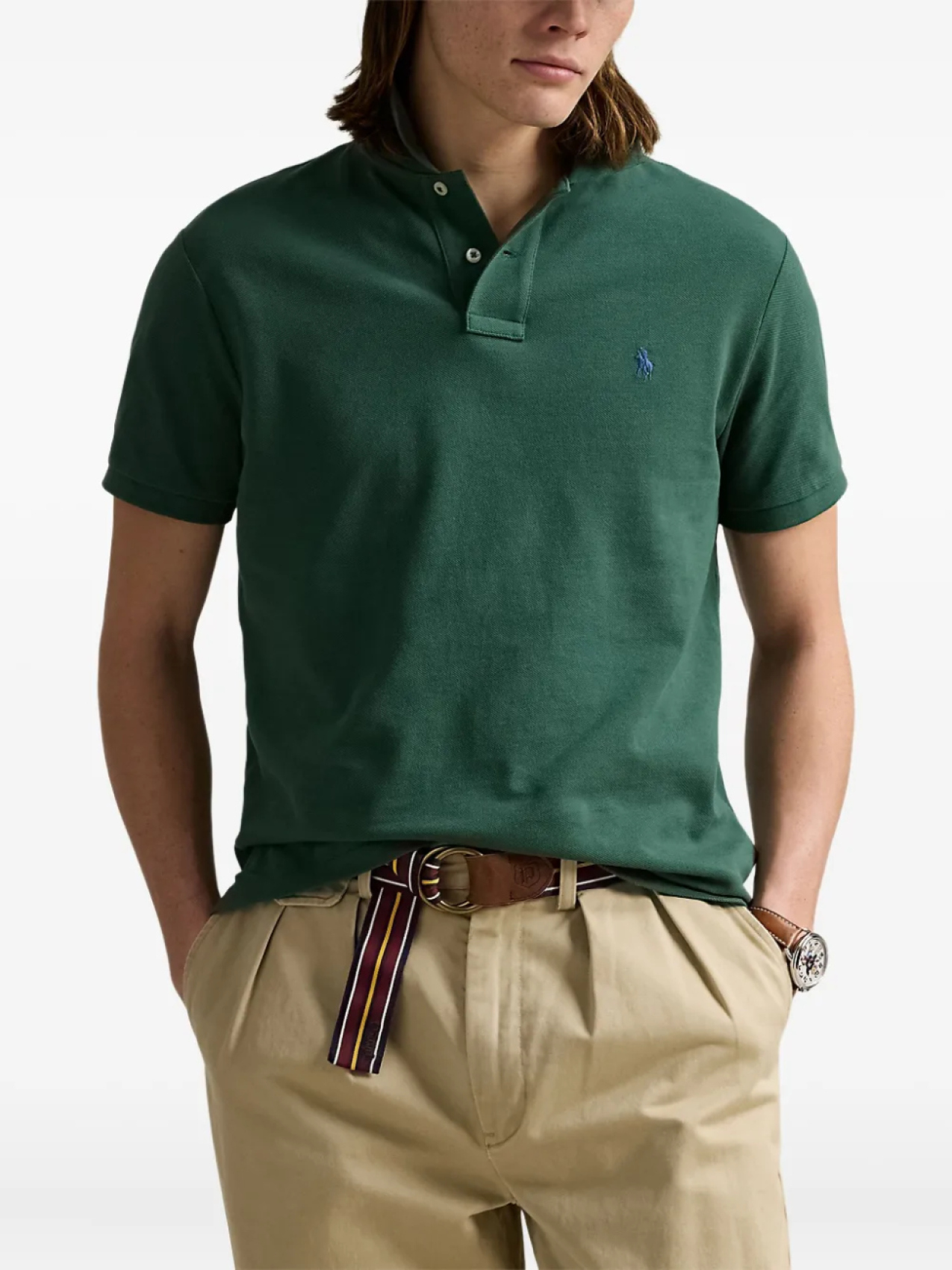 Polo Ralph Lauren рубашка поло, зеленый — фото 2