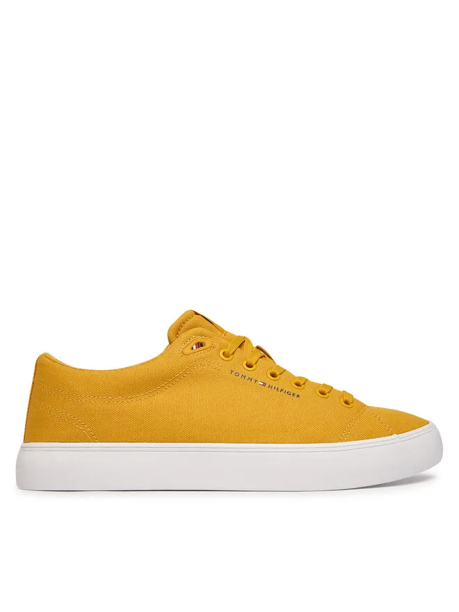 Tommy Hilfiger Кроссовки Harlem Core II CVS FM0FM05817 из желтой ткани