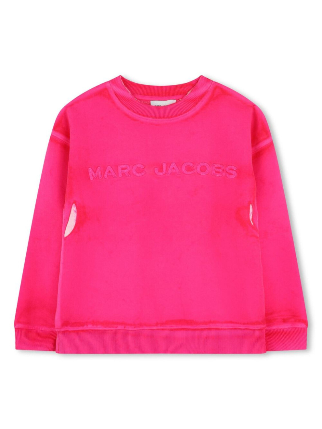 

Marc Jacobs Kids толстовка с круглым вырезом, розовый