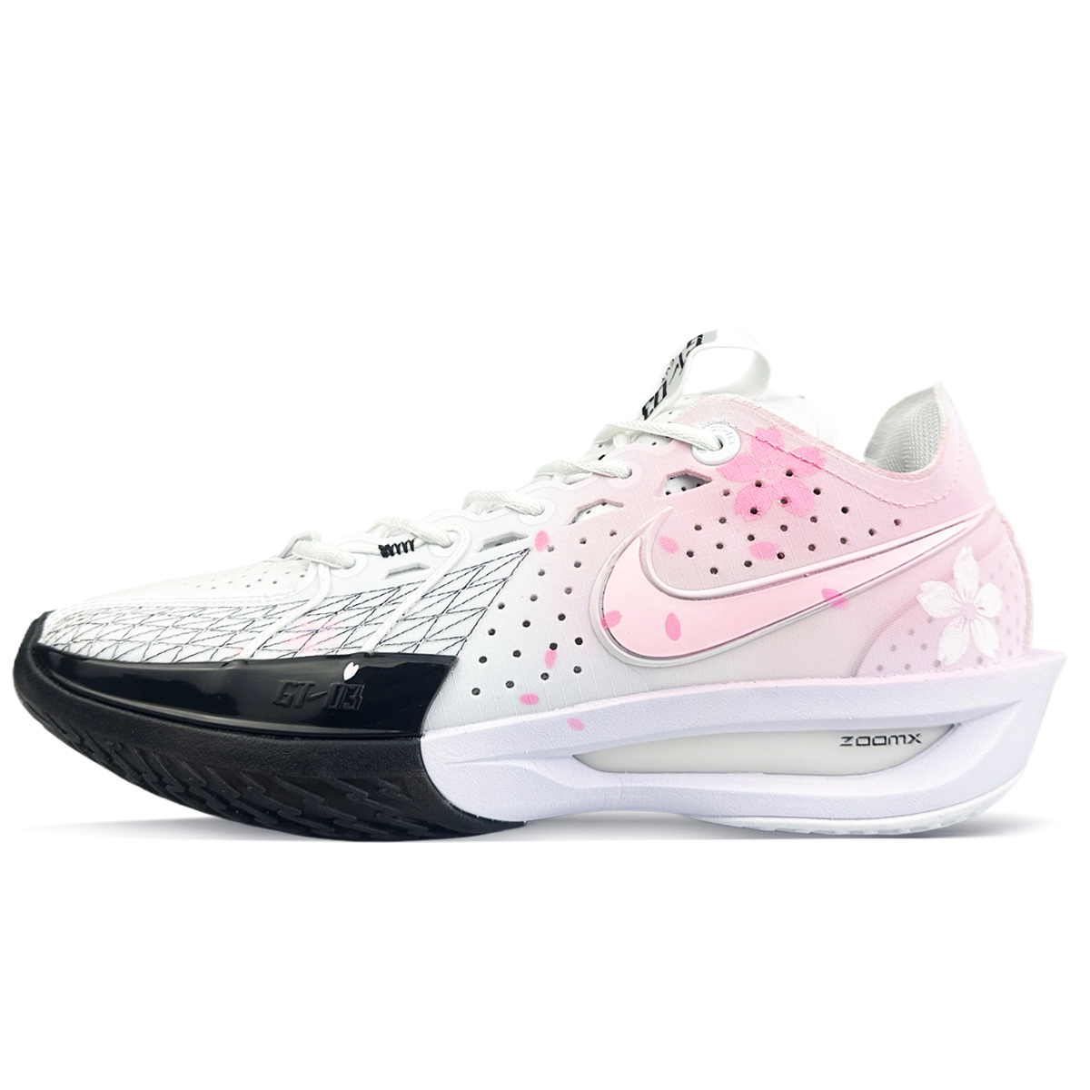 Nike Баскетбольные кроссовки Air Zoom GT Cut 3 с амортизацией и поддержкой, низкие, унисекс, розовые