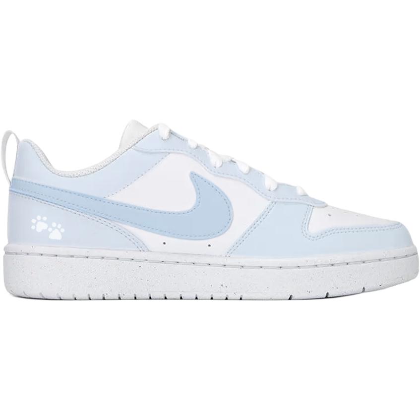 Nike Court Borough Sweetheart Puppy Low top детские скейтбординг кроссовки light blue для подростков — фото 3