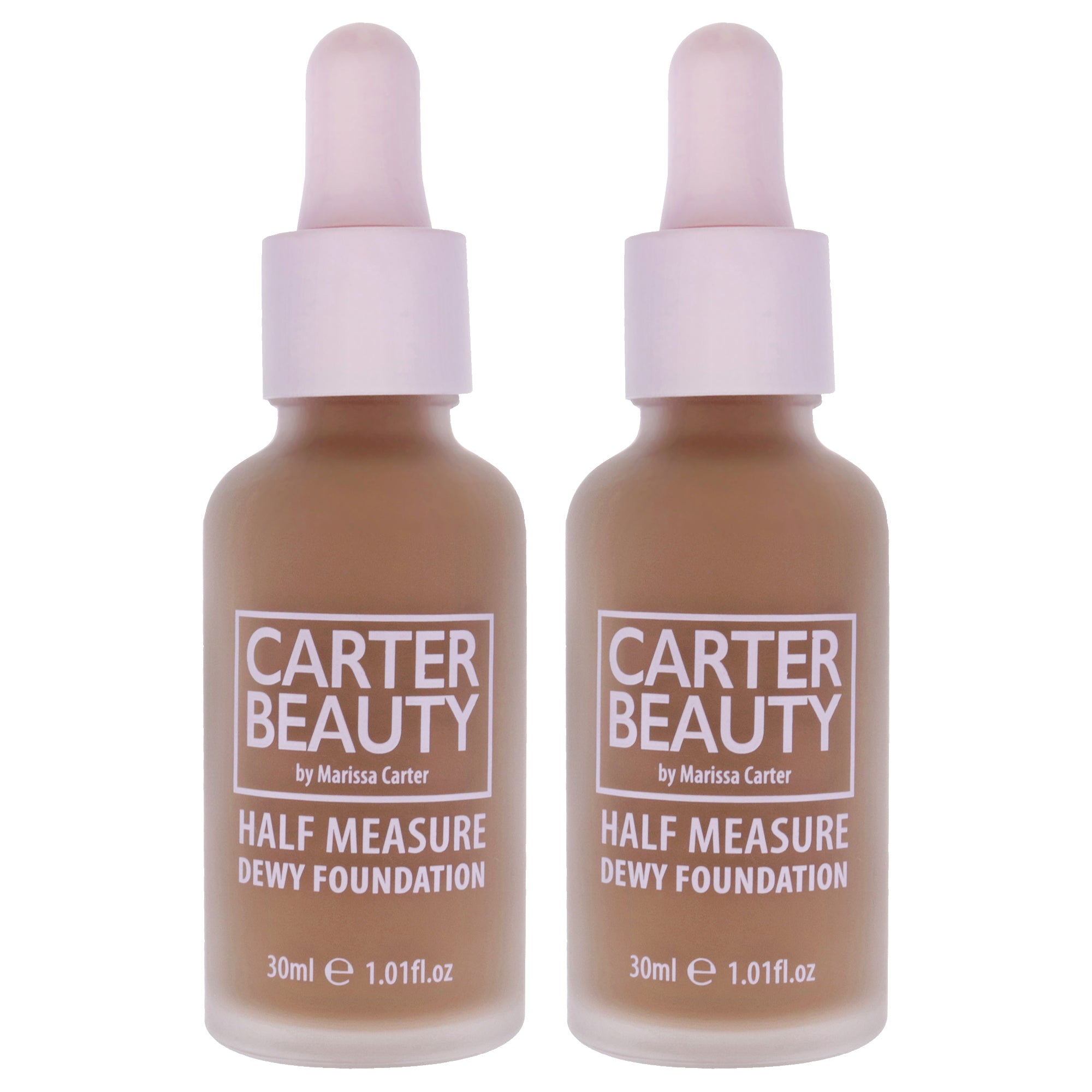 

Тональный крем Half Measure Dewy Foundation - Tiramasu от Carter Beauty для женщин - 30 мл - упаковка из 2 штук, прозрачный
