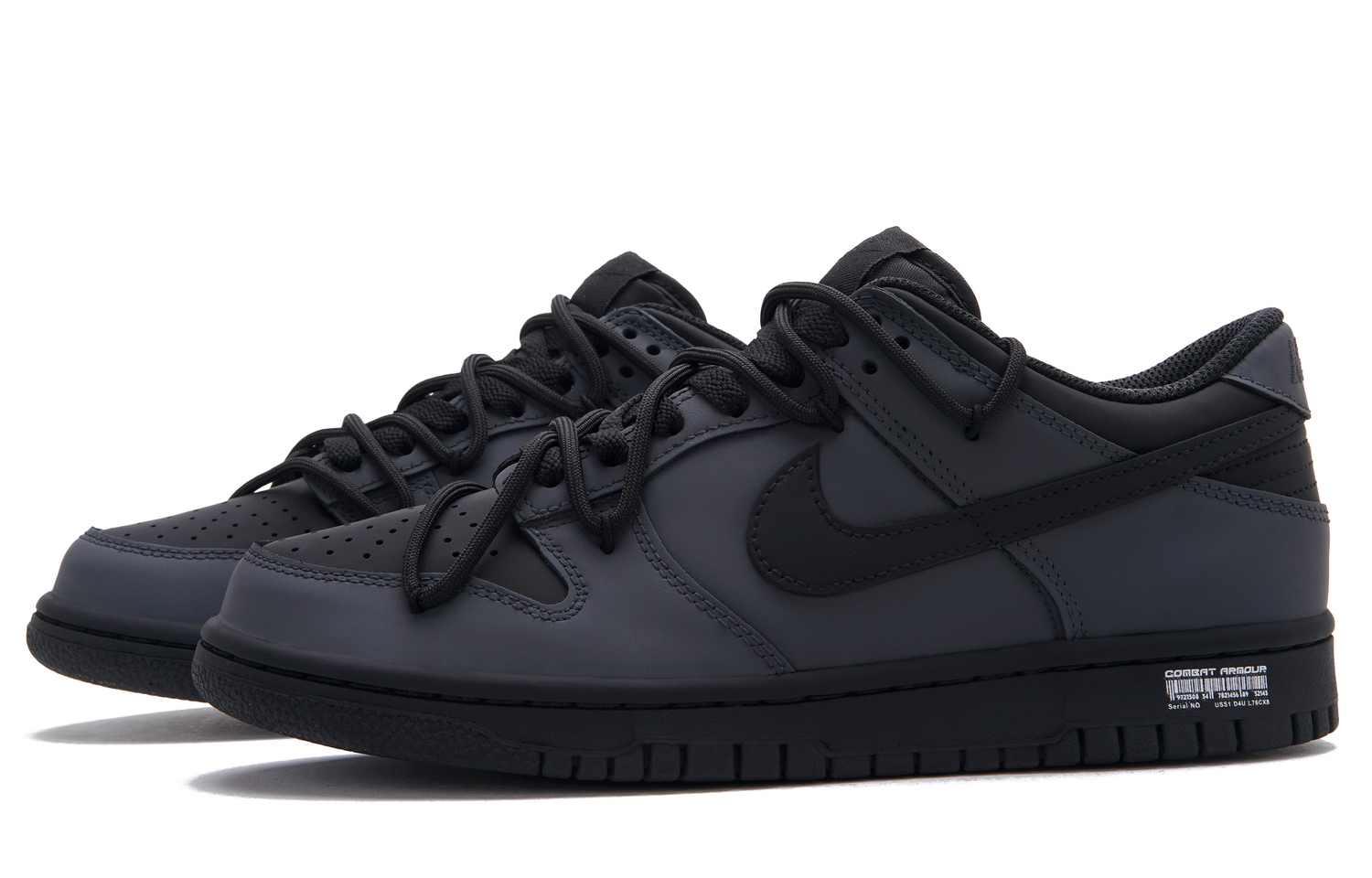 Nike Dunk Surprise Attack устойчивые к истиранию низкие кроссовки для скейтбординга Unisex Black Gray — фото 4